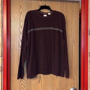 Arrow Maroon Long Sleeve Sweater